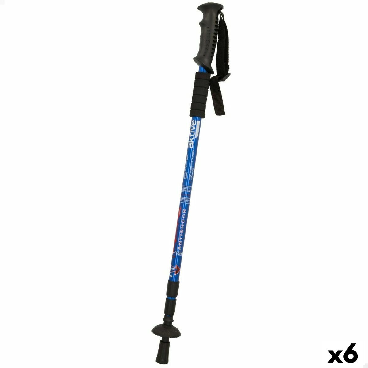 Bastão Trekking Aktive (6 Unidades)